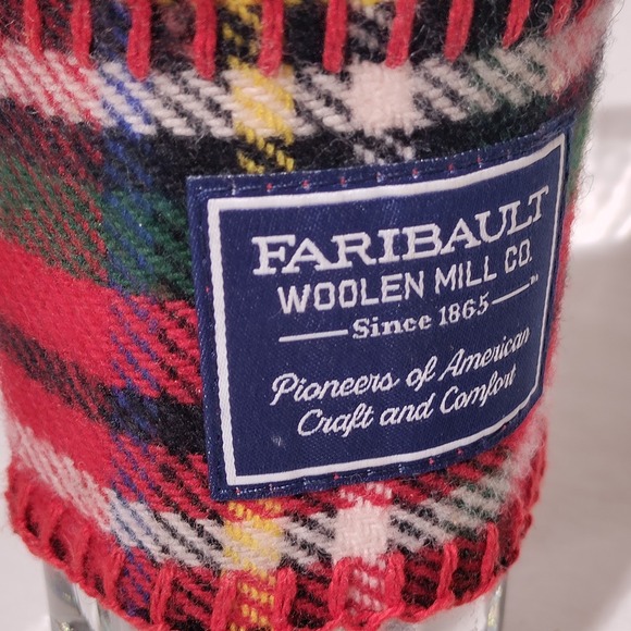 Coffee/pint sleeve, Faribault Woolen Mill Approx 4"x3" - Picture 7 of 13